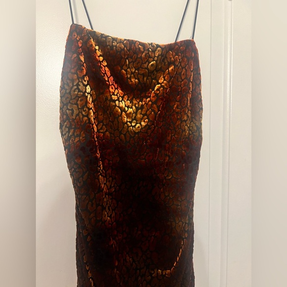 Windsor Leopard Print Spaghetti Strap Dress | s - Picture 3 of 6